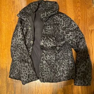 Old Navy Leopard Puffer